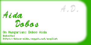 aida dobos business card